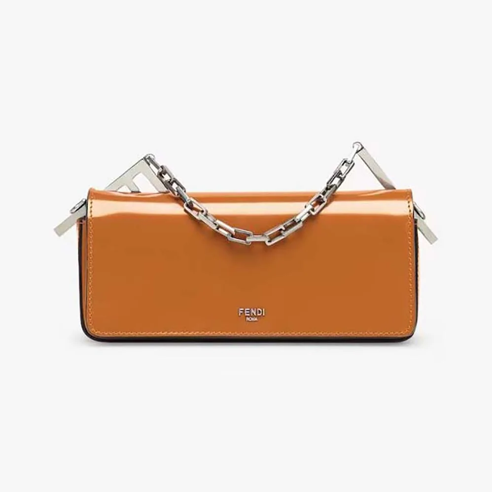 Fendi First Sight Brown Leather Mini Bag for Women