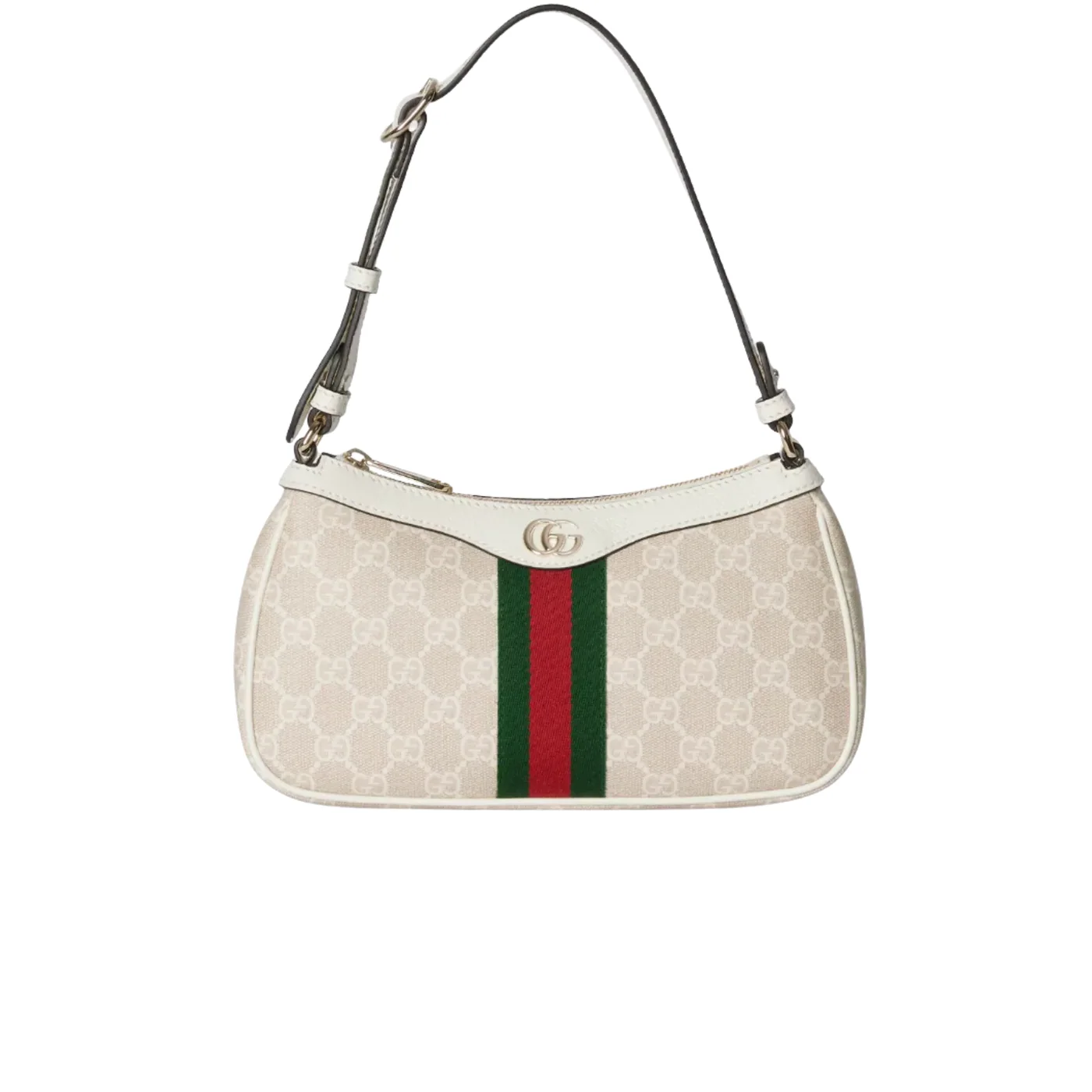 Gucci Ophidia Small Shoulder Bag in White Gold Hardware Gucci Ophidia Small Shoulder Bag in White Gold Hardware