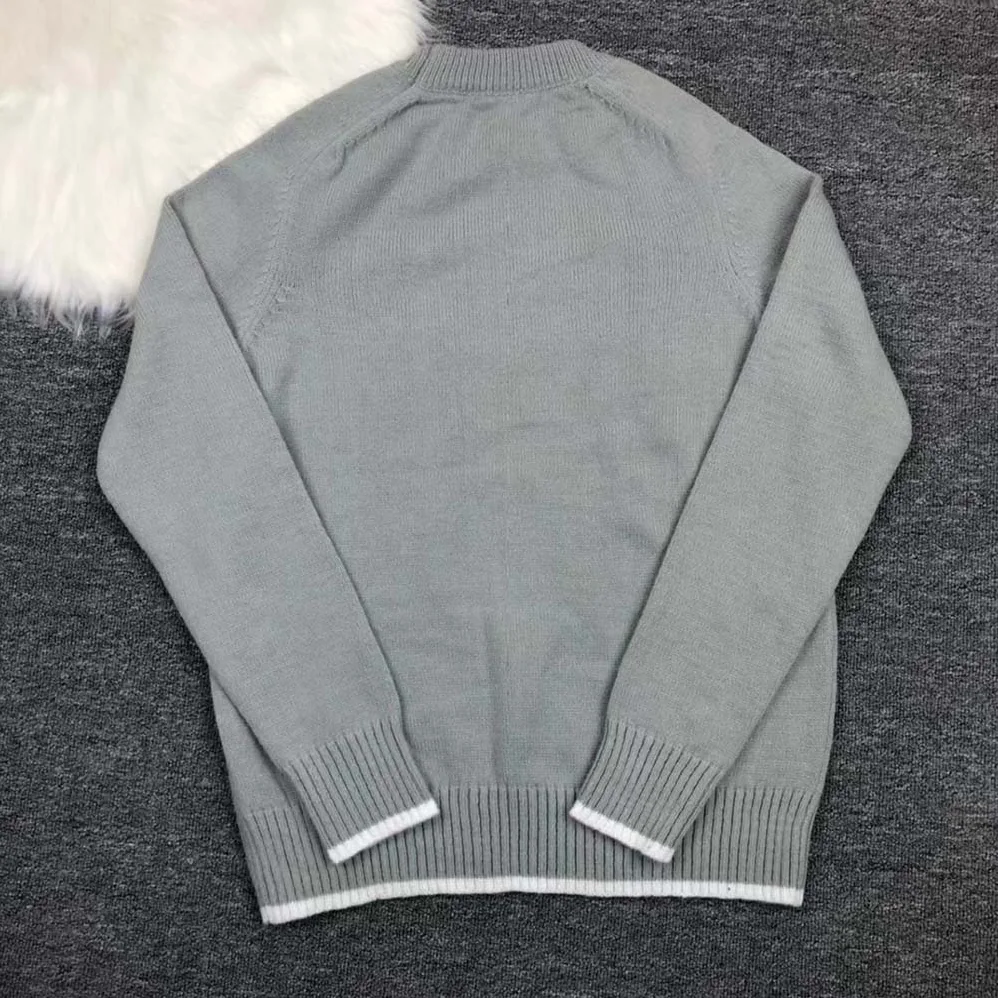 Dior Christian Dior Atelier Sweater Gray Wool Jersey for Women Dior Christian Dior Atelier Sweater Gray Wool Jersey for Women