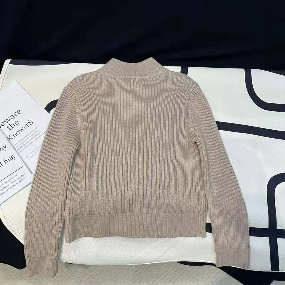 Miu Miu Wool Knit Cardigan with Knit Logo Patch for Women