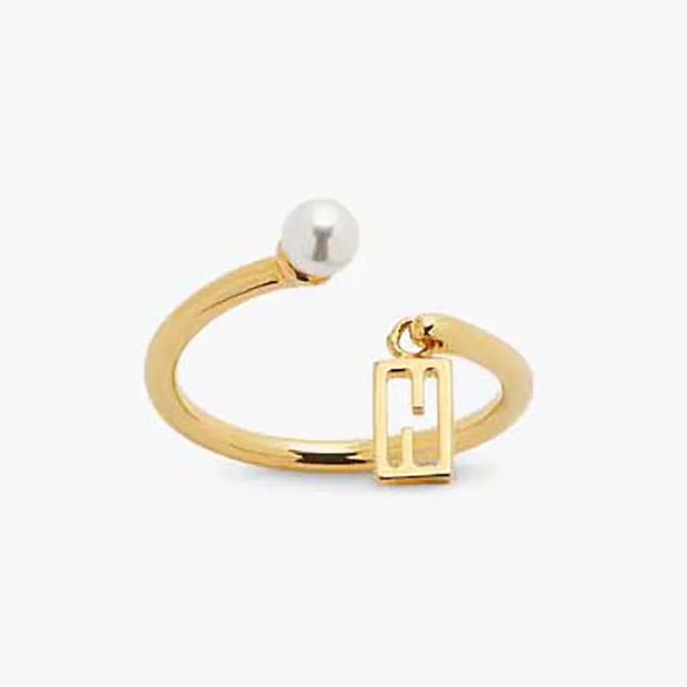 Fendi Baguette Ring Gold for Women in Colored