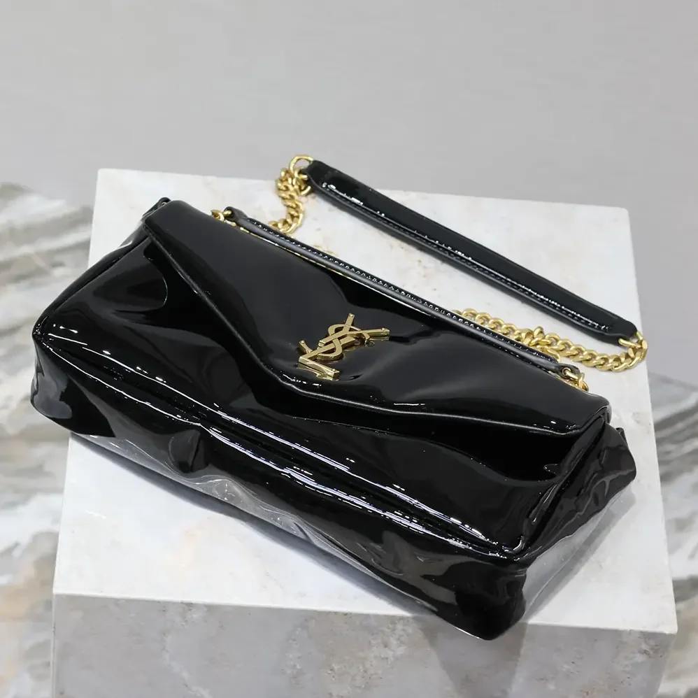 Saint Laurent YSL Calypso Small in Patent Leather for Women Saint Laurent YSL Calypso Small in Patent Leather for Women