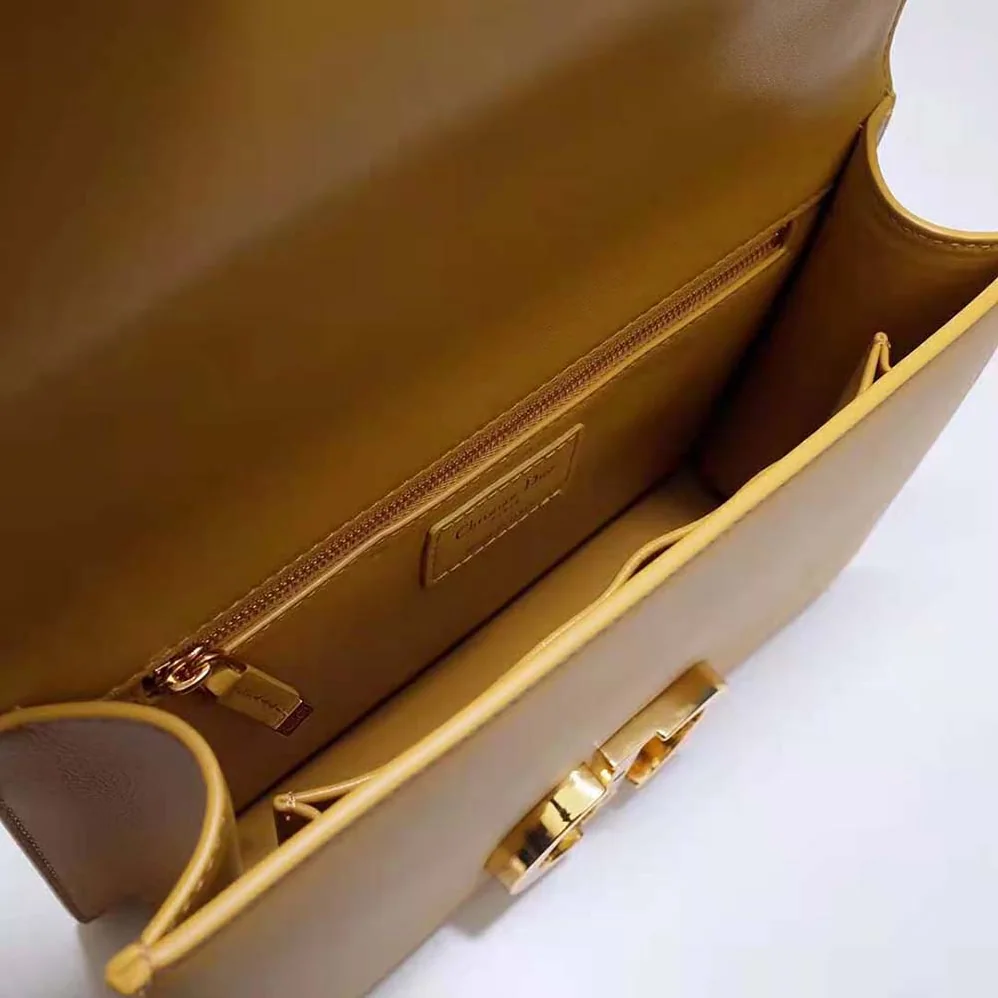 Dior 30 Montaigne Bag Box Calfskin for Women in Yellow Dior 30 Montaigne Bag Box Calfskin for Women in Yellow