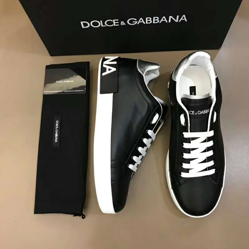 Dolce Gabbana D&G Shoes Zapatillas Portofino De Becerro De Napa for Men Dolce Gabbana D&G Shoes Zapatillas Portofino De Becerro De Napa for Men