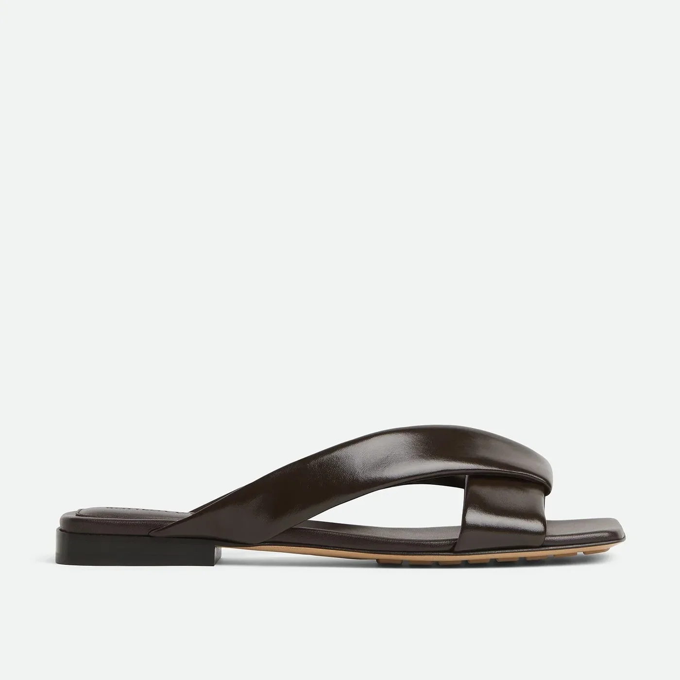 Bottega Veneta Riva Flat Mule Fondant Bottega Veneta Riva Flat Mule Fondant
