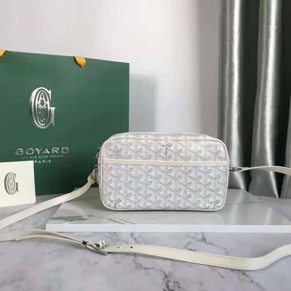 Goyard Cap-vert Pm Bag for Unisex in White Goyard Cap-vert Pm Bag for Unisex in White