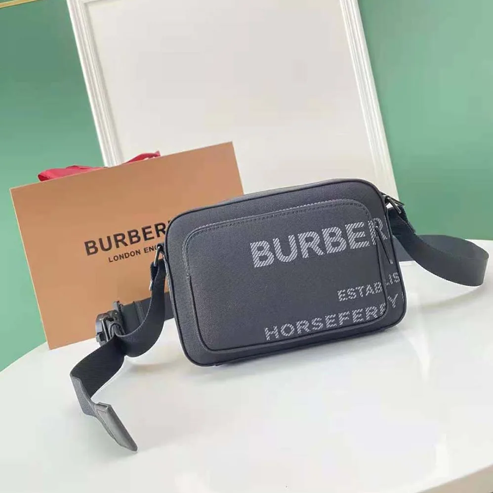Burberry Horseferry Print Nylon Crossbody Bag for Men Burberry Horseferry Print Nylon Crossbody Bag for Men