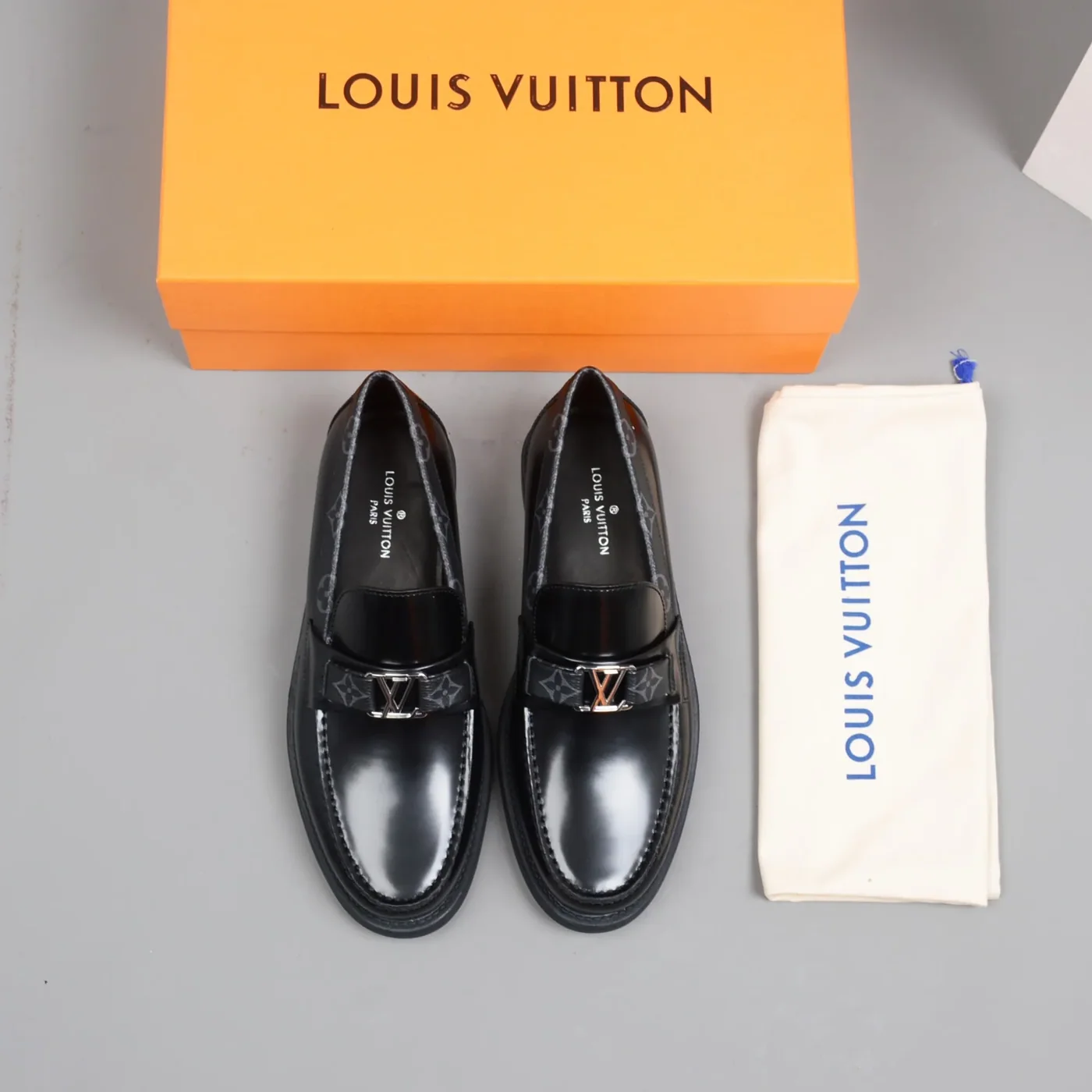 Louis Vuitton Monte Carlo Mocassin Monogram Canvas Black Louis Vuitton Monte Carlo Mocassin Monogram Canvas Black