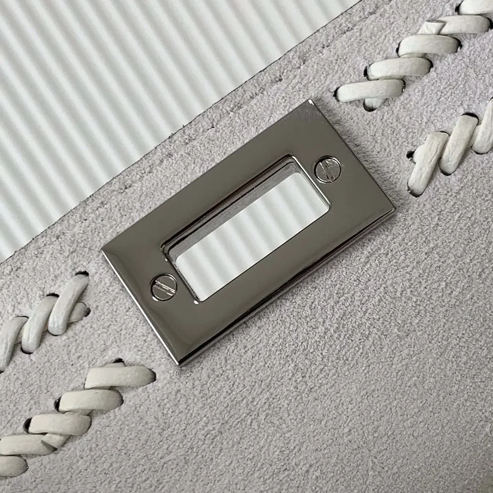 Fendi Peekaboo ISeeU Mini Leather Bag with FF Interlacing for Women Fendi Peekaboo ISeeU Mini Leather Bag with FF Interlacing for Women