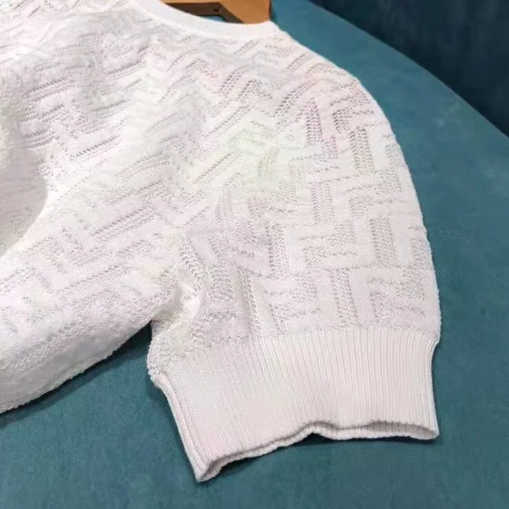Fendi JUMPER White Cotton Jumper for Women Fendi JUMPER White Cotton Jumper for Women
