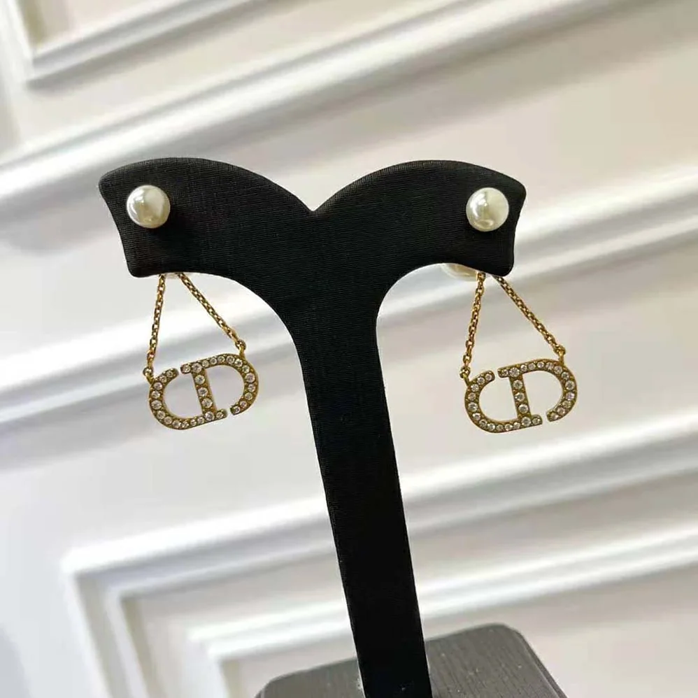 Dior Tribales Earrings Antique Gold for Women in Finish Metal
