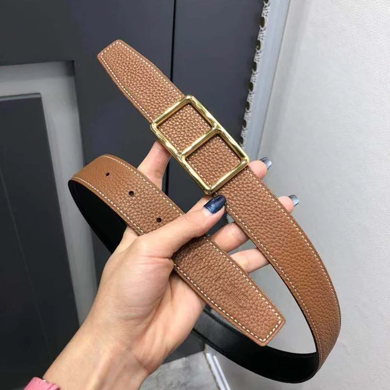 Hermes Officier Belt Buckle & Reversible Leather Strap 38 mm for Men in Brown Hermes Officier Belt Buckle & Reversible Leather Strap 38 mm for Men in Brown