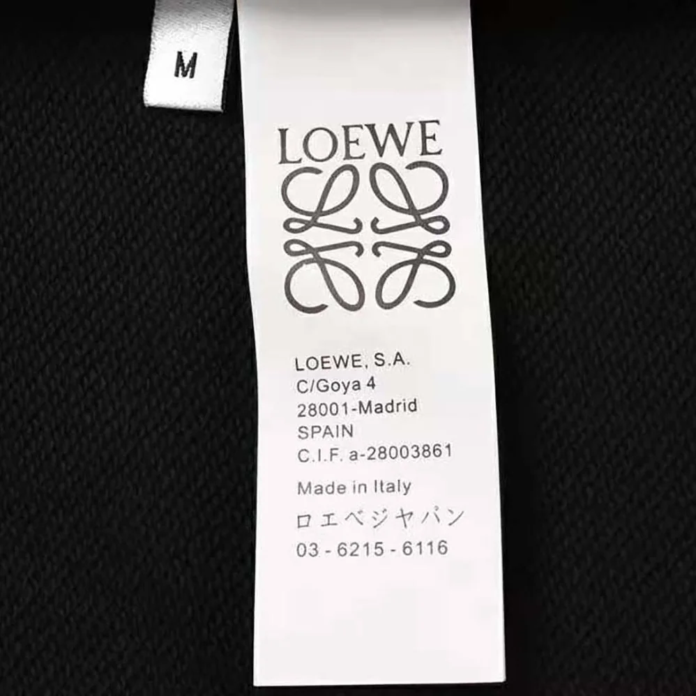 Loewe Anagram Sweatshirt in Cotton for Women in Black