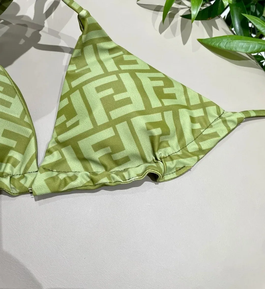 Fendi FF Monogram Bikini Olive Green Fendi FF Monogram Bikini Olive Green