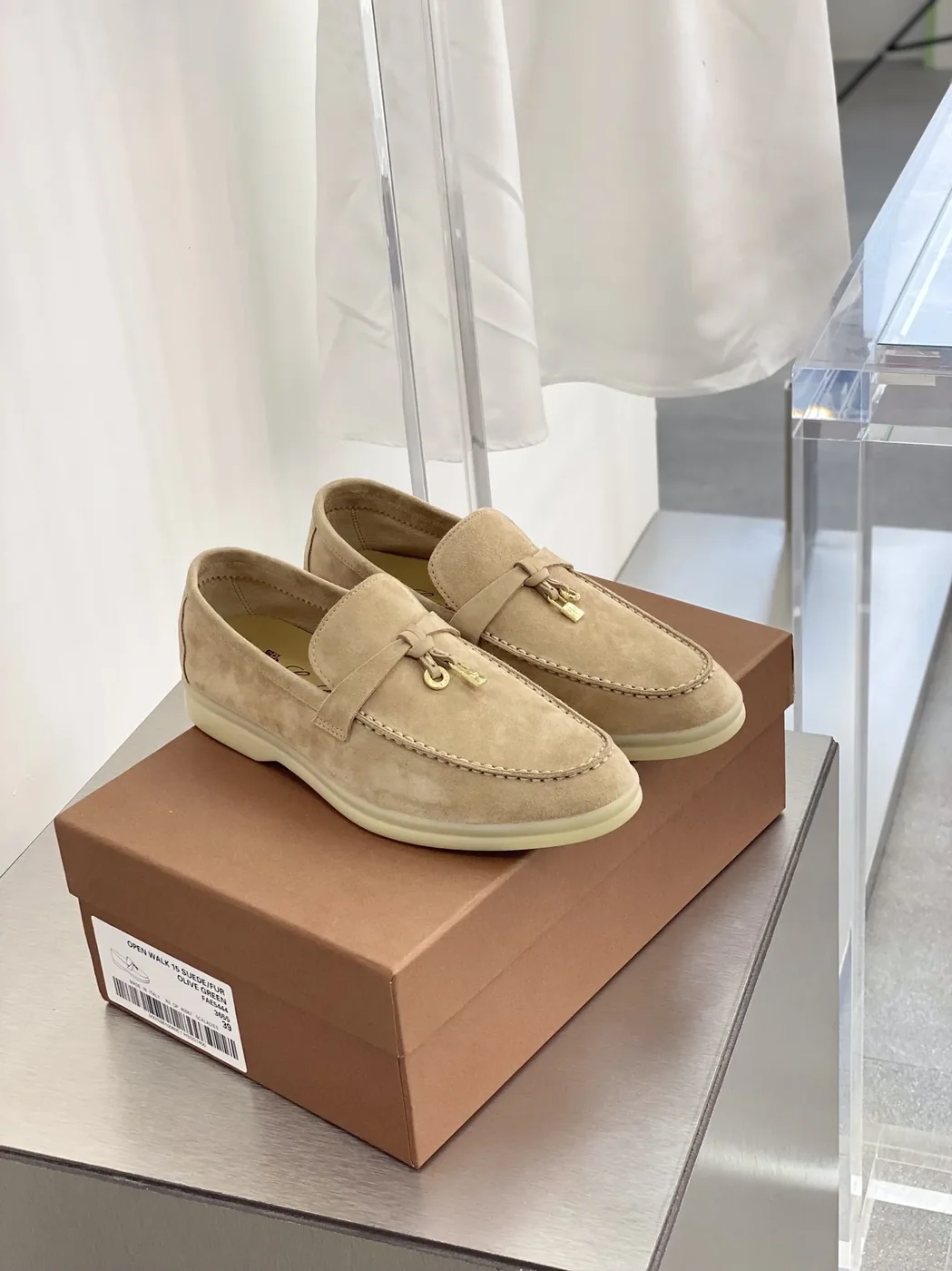 Loro Piana Summer Charms Walk Loafers Sandstone – FAE5444