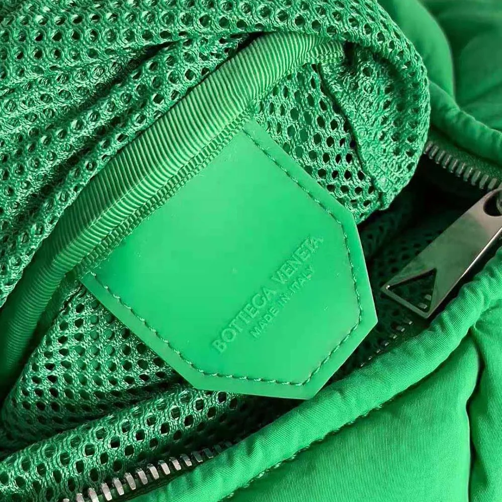 Bottega Veneta Padded Tech Cassette Backpack for Men in Green