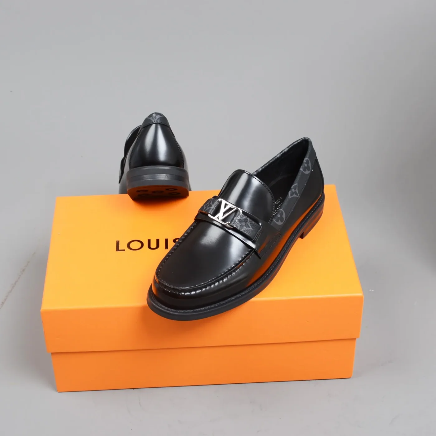 Louis Vuitton Monte Carlo Mocassin Monogram Canvas Black Louis Vuitton Monte Carlo Mocassin Monogram Canvas Black
