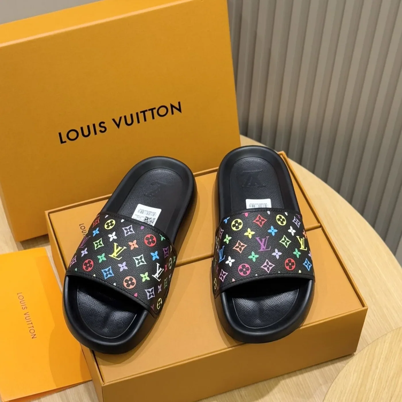 Louis Vuitton Waterfront Mule Monogram Black