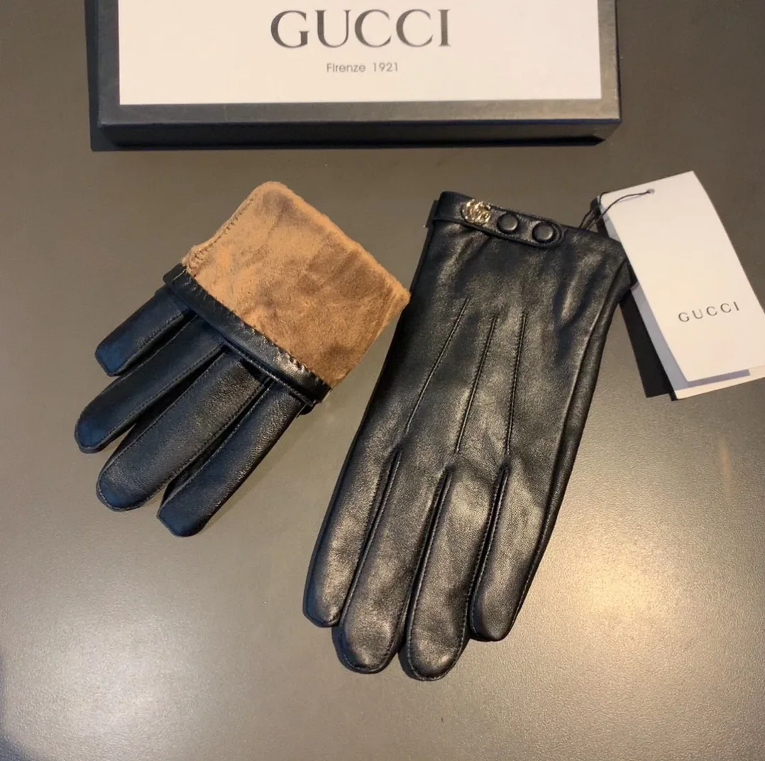 Gucci Gloves With Double G Motif In Black