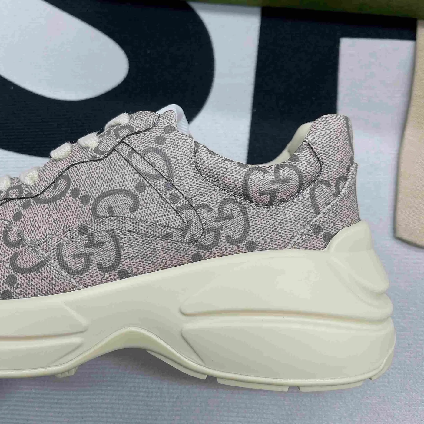 Gucci GG 100 Rhyton Sneaker White Gucci GG 100 Rhyton Sneaker White