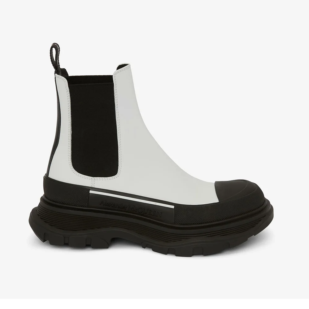 Alexander Mcqueen Tread Slick Boot for Women in Black