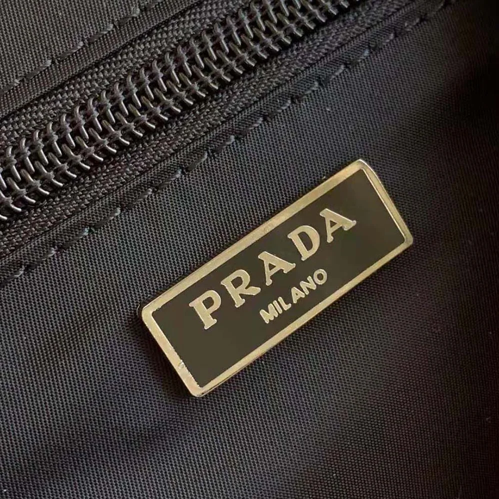 Prada Small Padded Re-Nylon Shoulder Bag for Women in Black