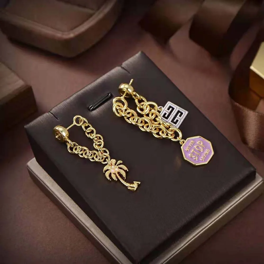 Givenchy Charms Asymmetrical Earrings for Women