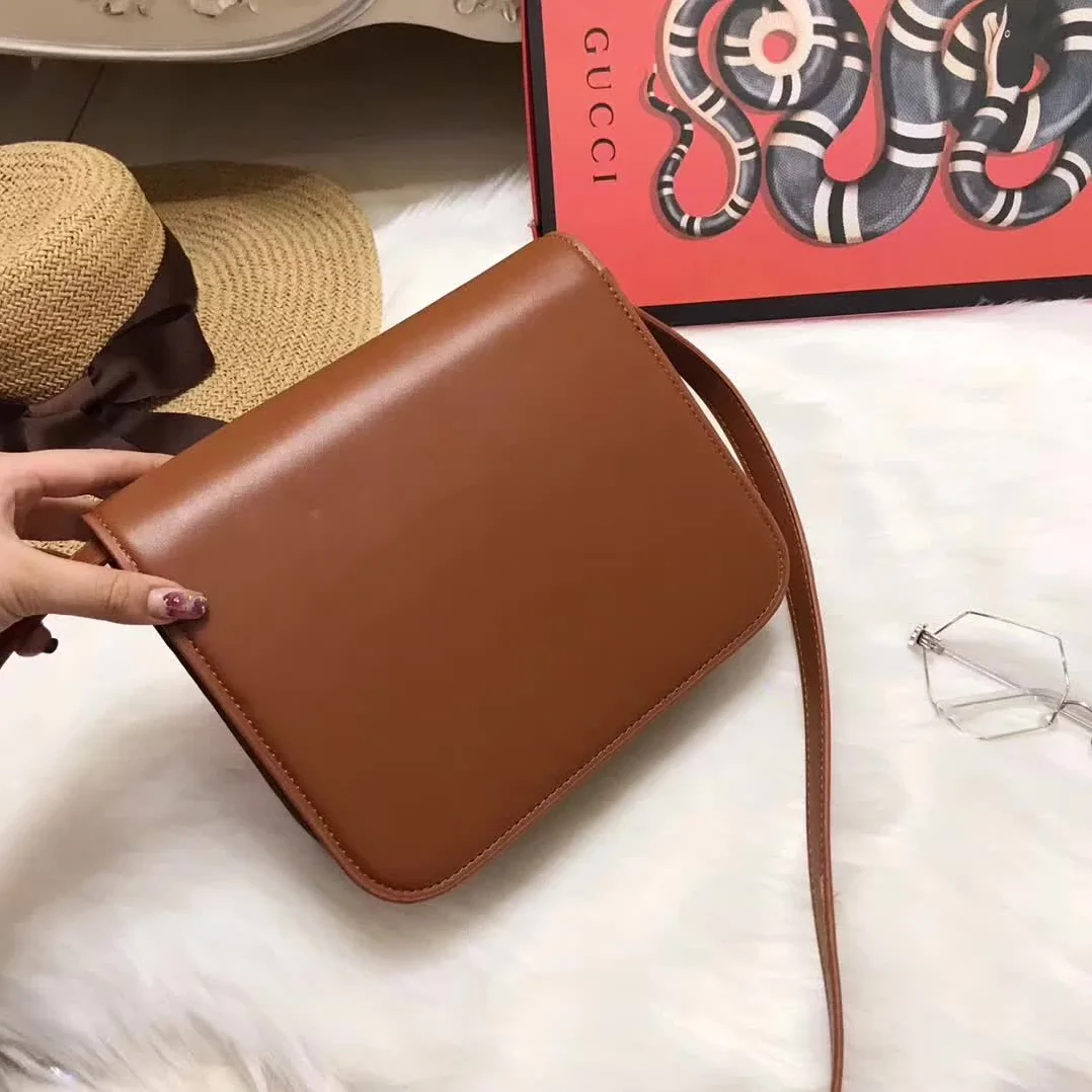 Celine Medium Classic Bag in Box Calfskin Leather in Brown Celine Medium Classic Bag in Box Calfskin Leather in Brown