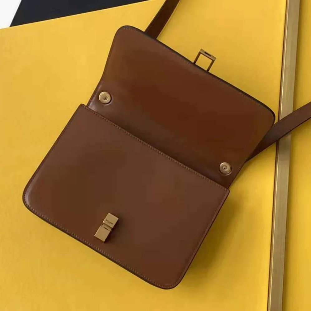Saint Laurent YSL Le Carre Satchel in Box Saint Laurent Leather for Women