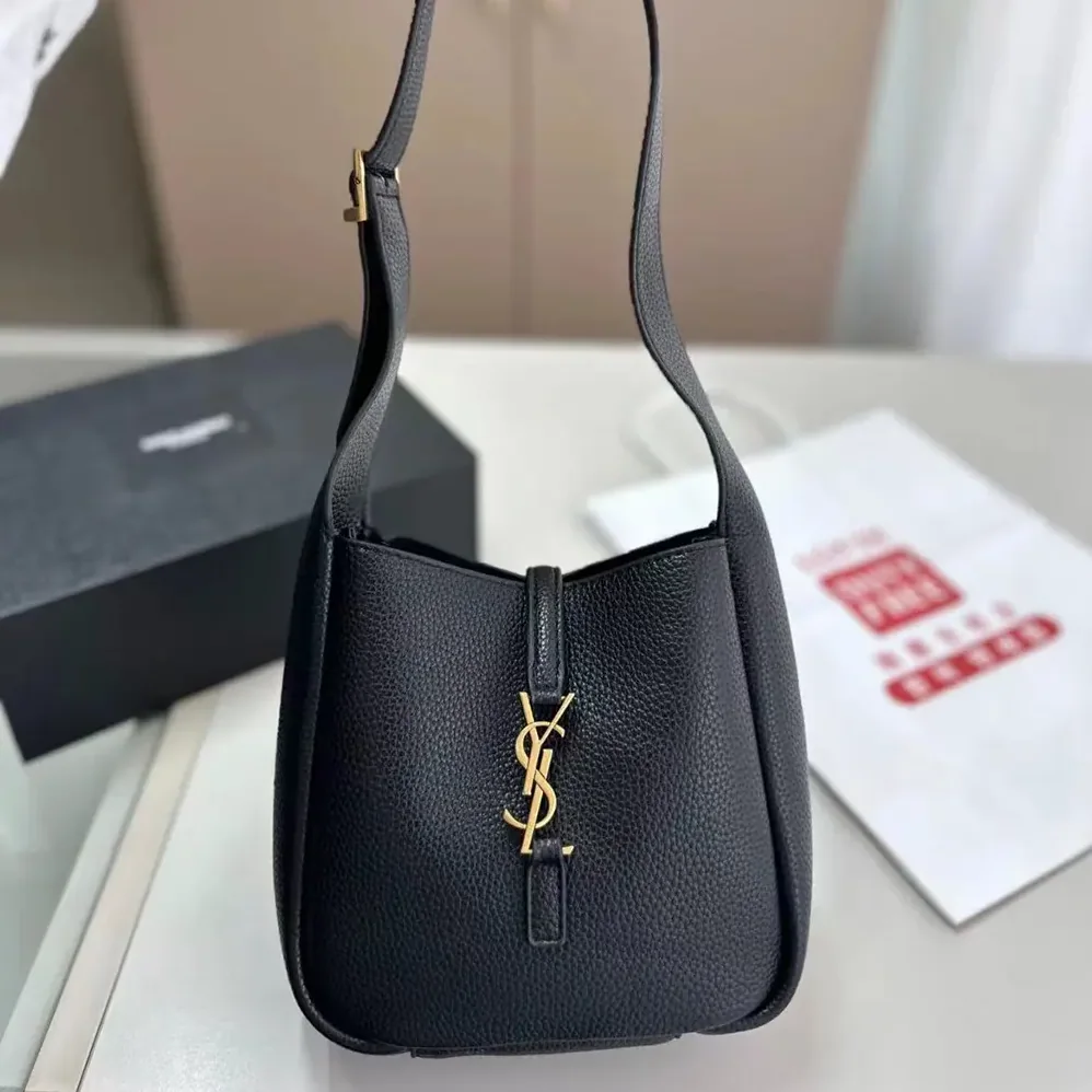 Saint Laurent YSL Le 5 à 7 Supple Baby in Grained Leather for Women Saint Laurent YSL Le 5 à 7 Supple Baby in Grained Leather for Women