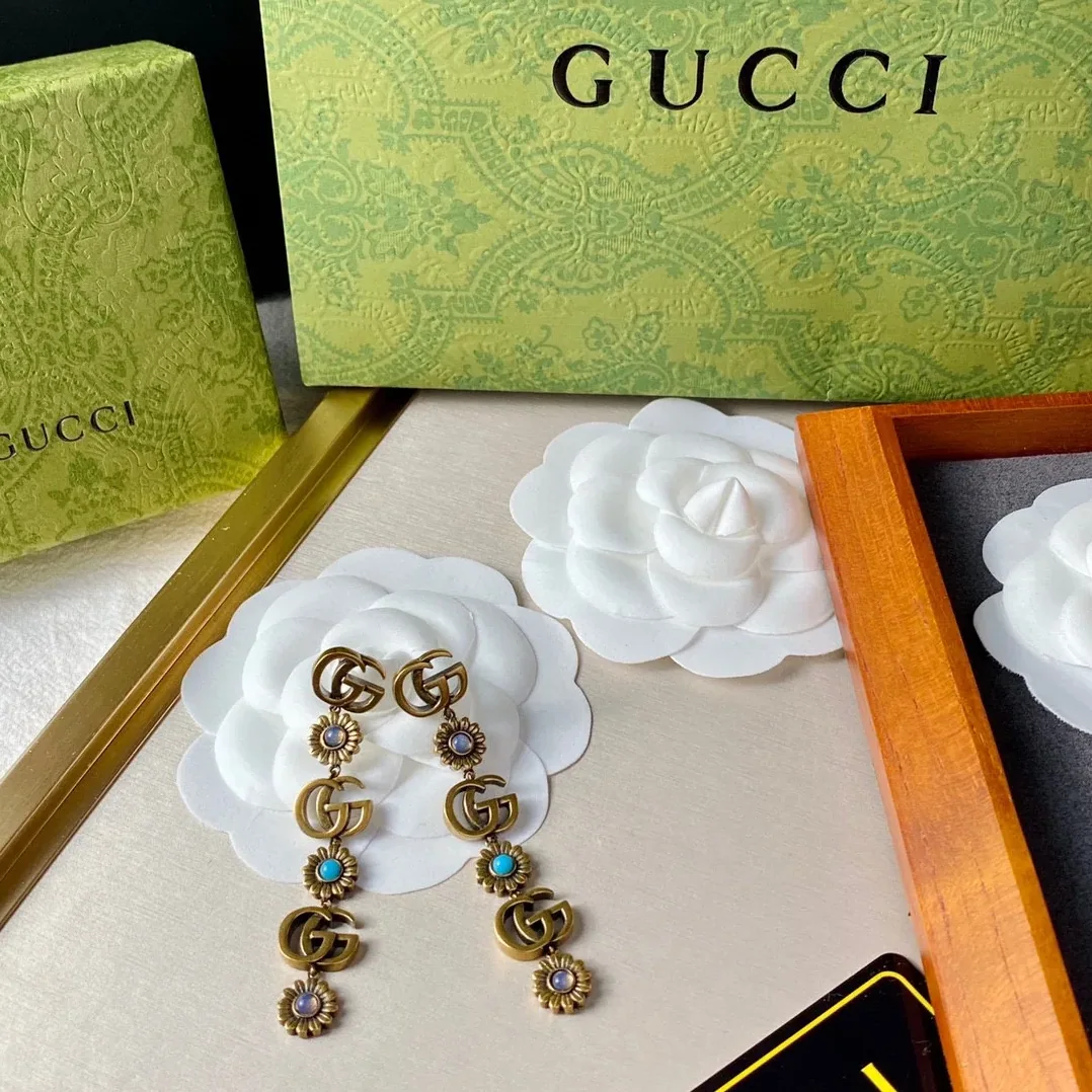Gucci Double G Earrings Gold