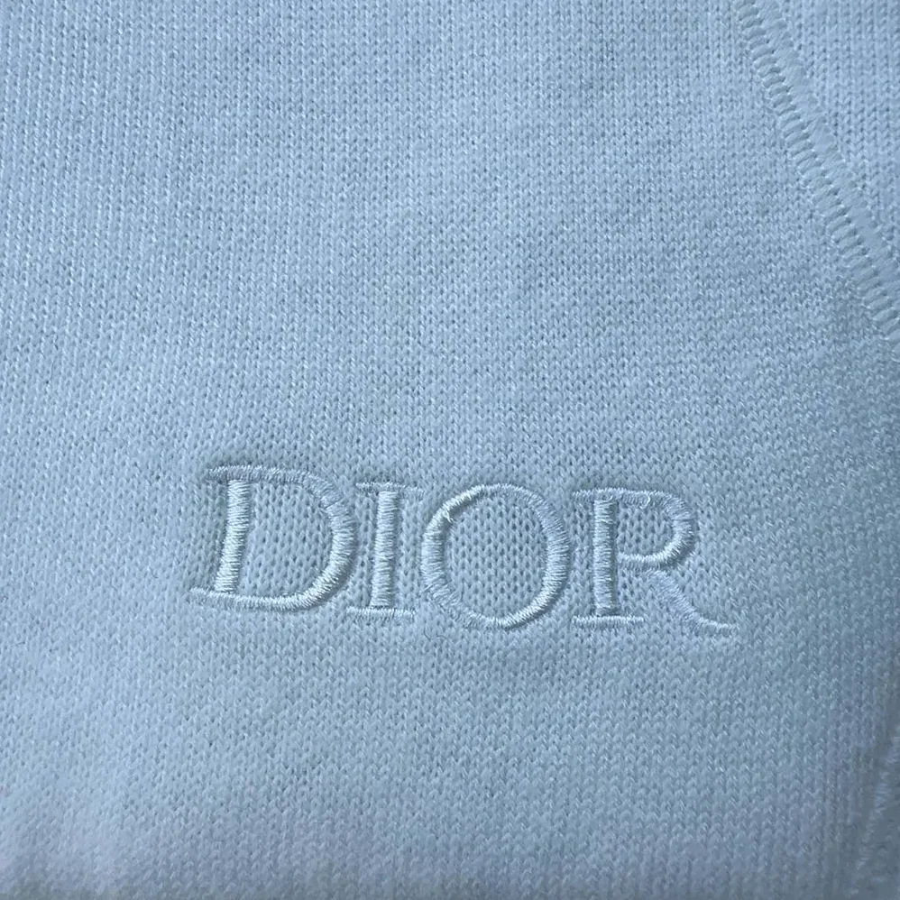 Dior Hooded Track Jacket White Cotton Knit and Cashmere for Women Dior Hooded Track Jacket White Cotton Knit and Cashmere for Women