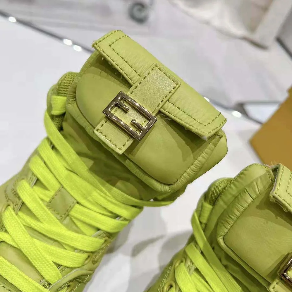 Fendi Match Acid Green Nylon High for Unisex in Tops Fendi Match Acid Green Nylon High for Unisex in Tops