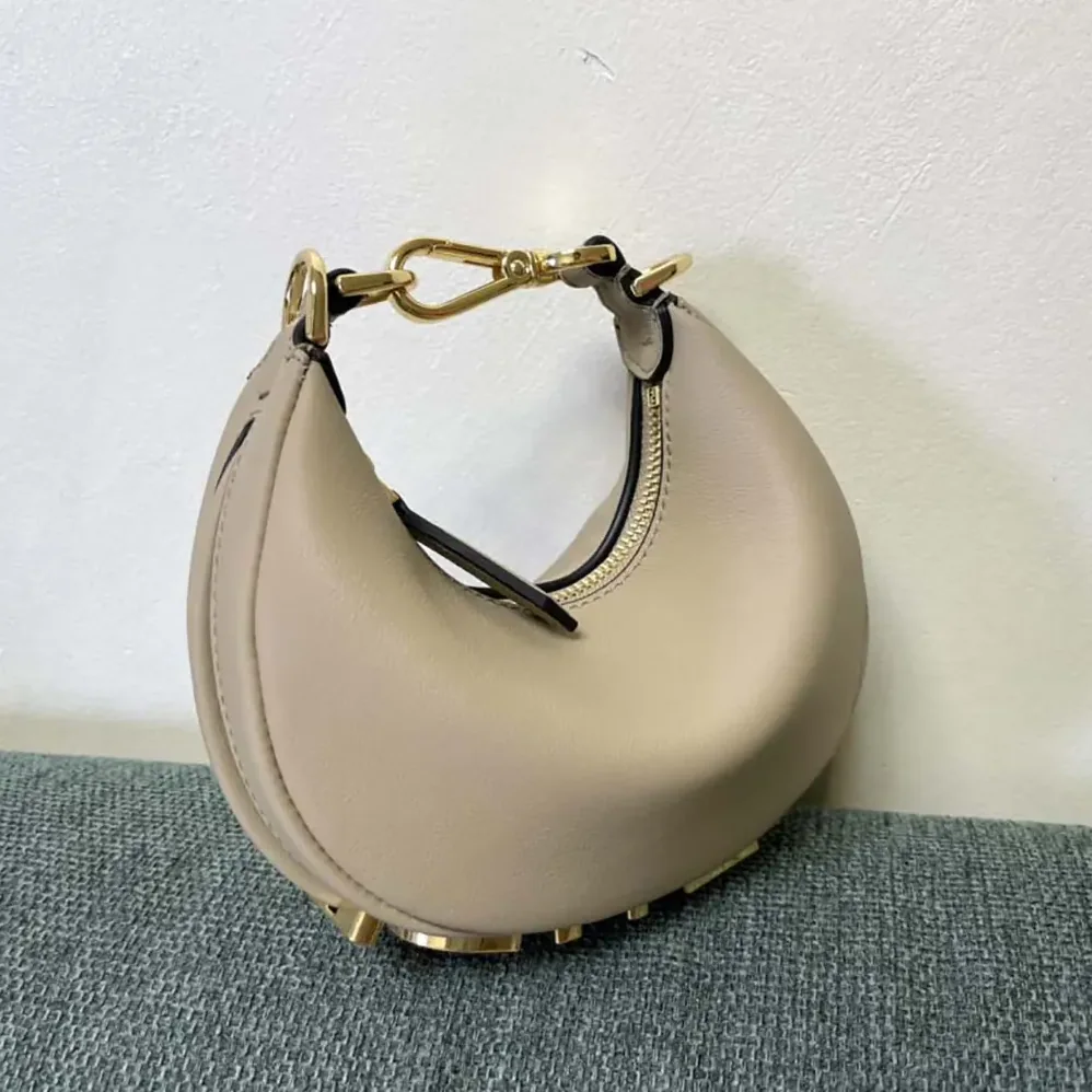 Fendi Nano Fendigraphy Gray Leather Charm for Women Fendi Nano Fendigraphy Gray Leather Charm for Women