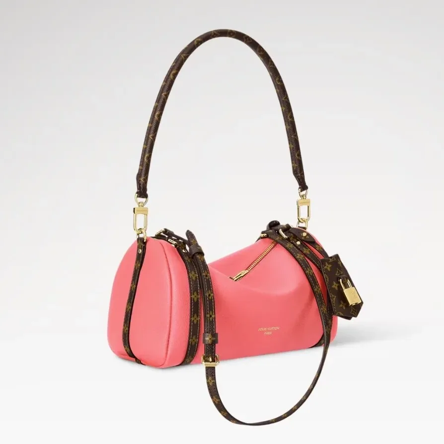 Louis Vuitton Express PM Shoulder Bag in Atomic Pink Gold Hardware