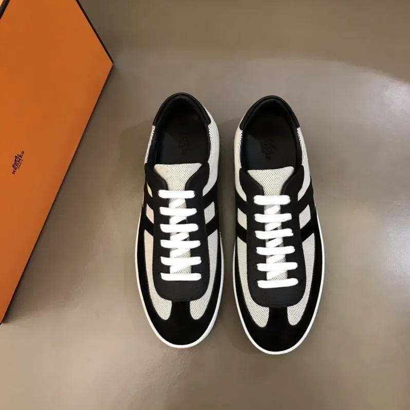 Hermes Boomerang Sneaker Beige in Black Hermes Boomerang Sneaker Beige in Black