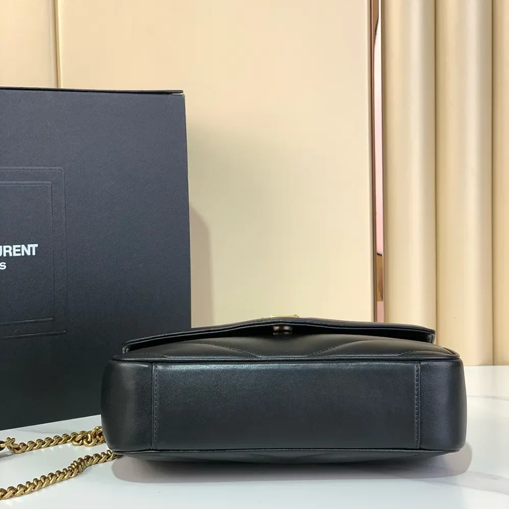 Saint Laurent YSL Loulou Small in Matelasse Lambskin for Women