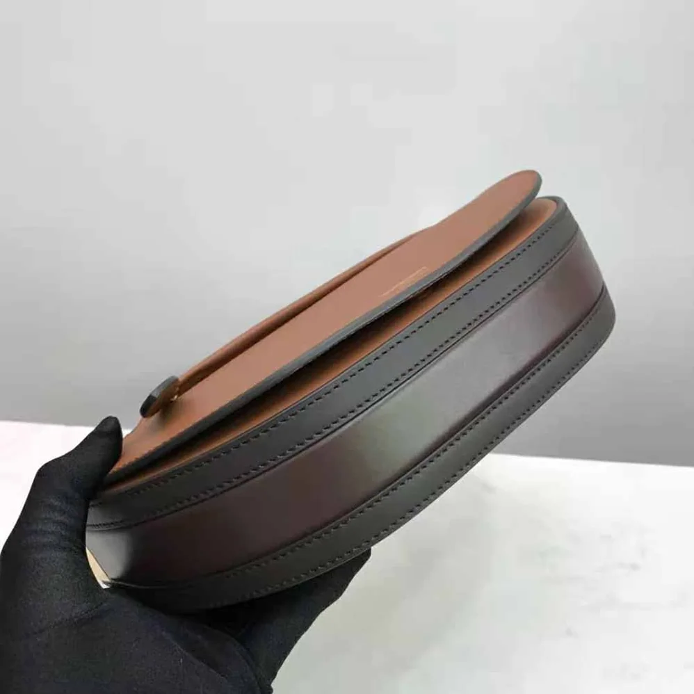 Burberry Small Leather Olympia Shoulder Bag for Women in Brown
