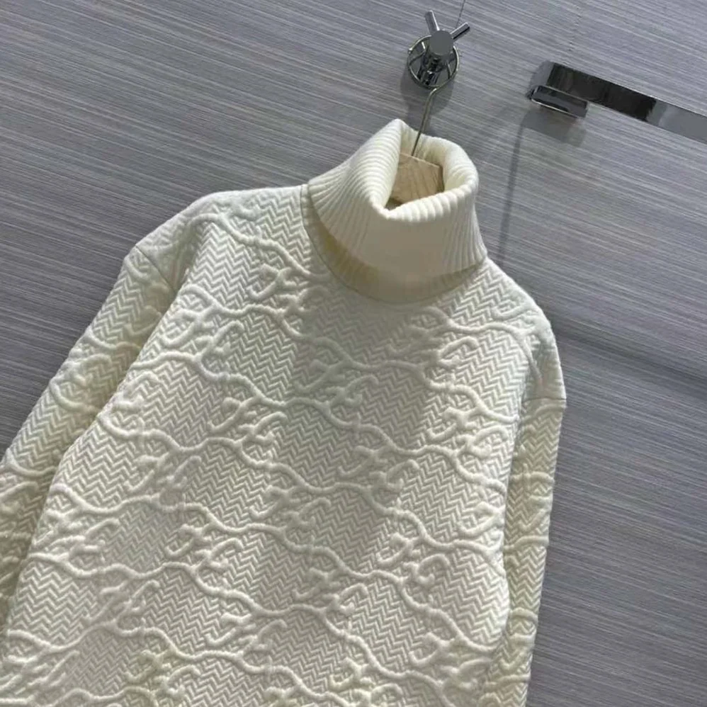 Fendi Sweater White Wool and Cashmere Sweater for Women