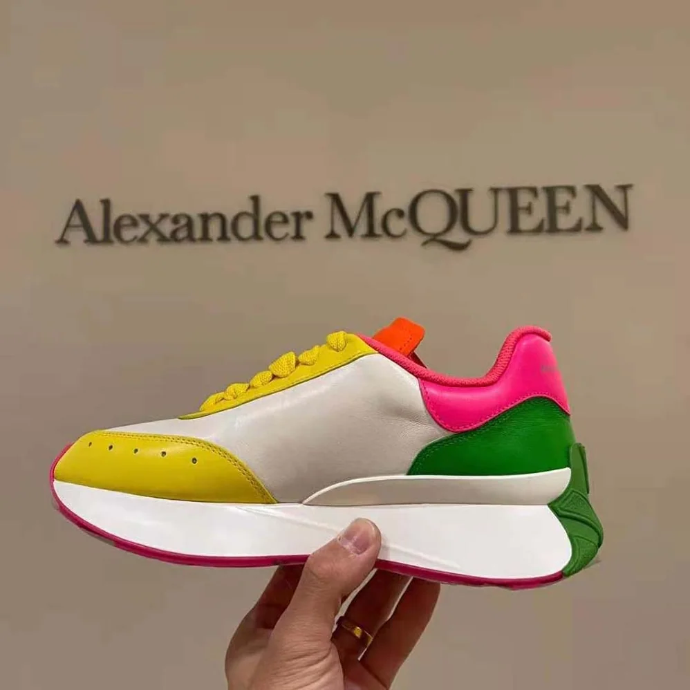 Alexander Mcqueen Sprint Runner in Multicolor for Women Alexander Mcqueen Sprint Runner in Multicolor for Women