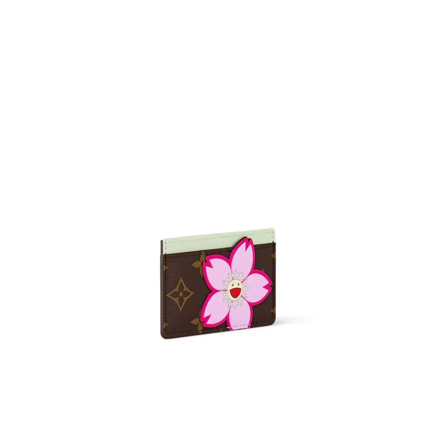 Louis Vuitton LV x TM Card Holder Sakura Brown /