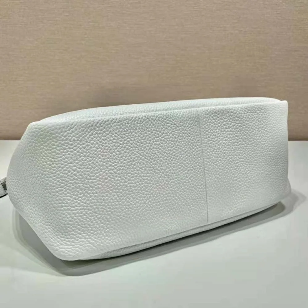 Prada Large Leather Handbag for Women in White Prada Large Leather Handbag for Women in White