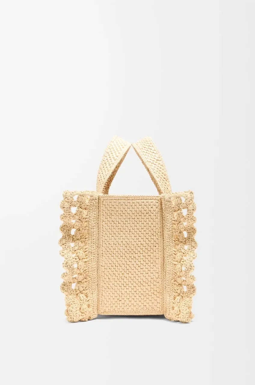 Loewe Small Font Tote Raffia Natural / ALF1B59X25 Loewe Small Font Tote Raffia Natural / ALF1B59X25