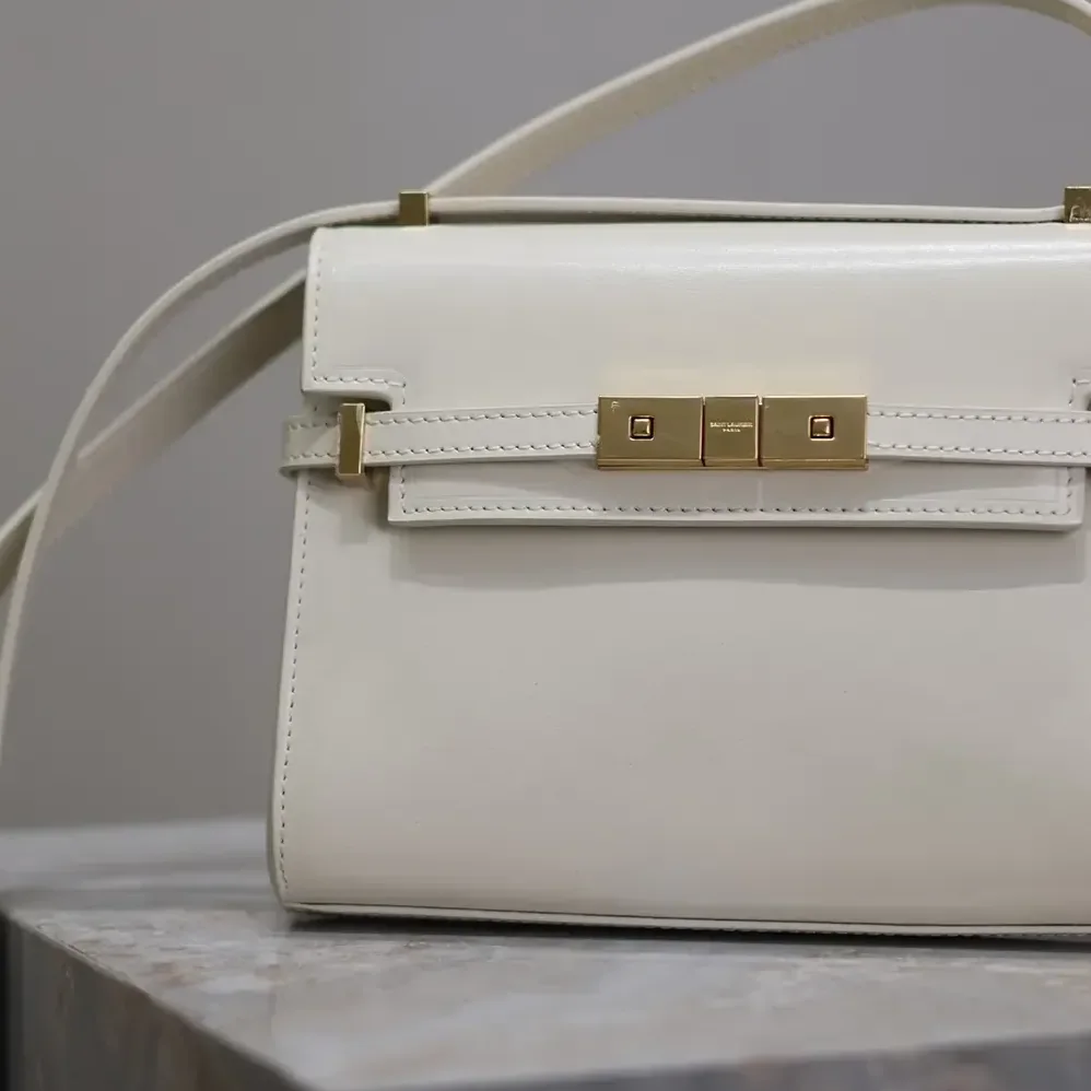Saint Laurent YSL Mini Manhattan in Box Saint Laurent for Women in White