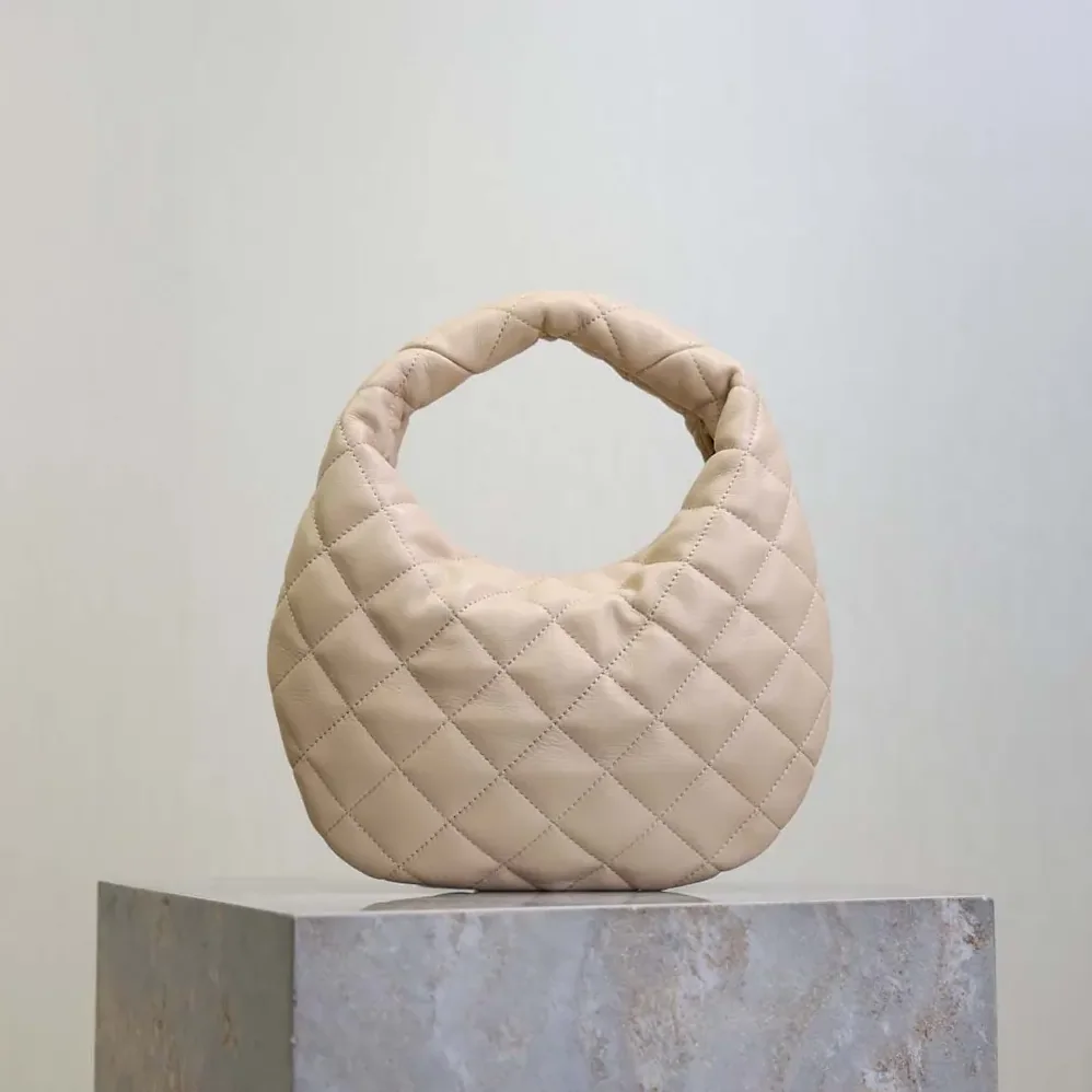 Saint Laurent YSL Icarino In Quilted Nappa for Women in Beige Saint Laurent YSL Icarino In Quilted Nappa for Women in Beige