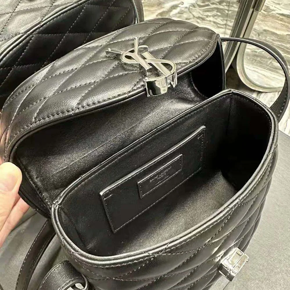 Saint Laurent YSL June Box Bag in Quilted Lambskin for Women Saint Laurent YSL June Box Bag in Quilted Lambskin for Women