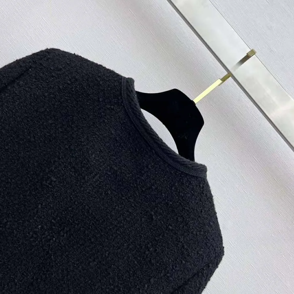 Celine Chasseur Jacket in Bouclette Natté for Women in Black Celine Chasseur Jacket in Bouclette Natté for Women in Black