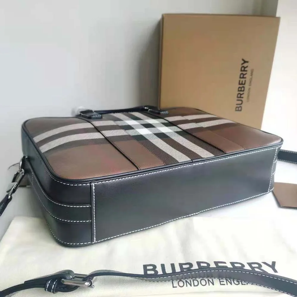 Burberry Ainsworth Briefcase for Men in Brown Burberry Ainsworth Briefcase for Men in Brown