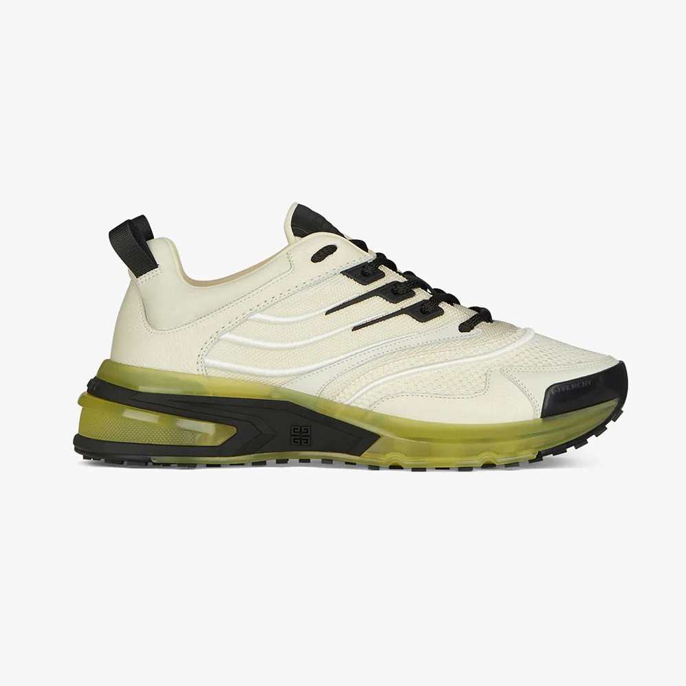 Givenchy Giv 1 Sneakers in Leather and Mesh for Unisex in White Givenchy Giv 1 Sneakers in Leather and Mesh for Unisex in White