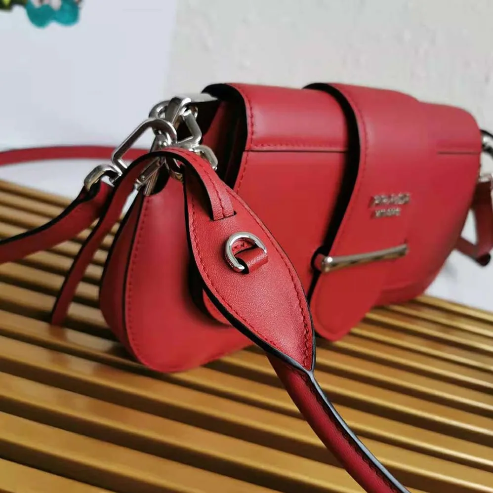 Prada Prada Sidonie Shoulder Bag for Women in Red